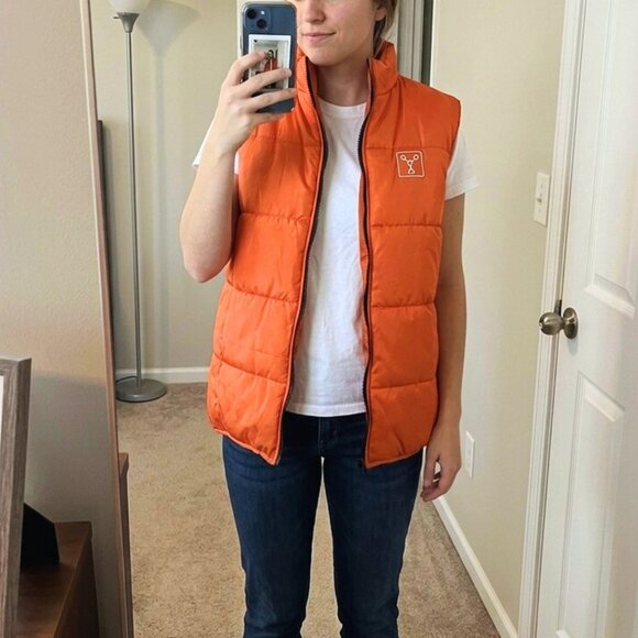 Universal Studio Other - Back to the Future Marty McFly Puffer Vest Loot Wear Exclusive Size M